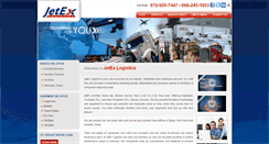 Desktop Screenshot of jetexlogistics.com
