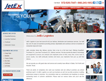 Tablet Screenshot of jetexlogistics.com